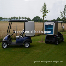 Elektrischer Kraftstofftyp, 2 Personen Golfwagen mit Rooling Türladung zu verkaufen